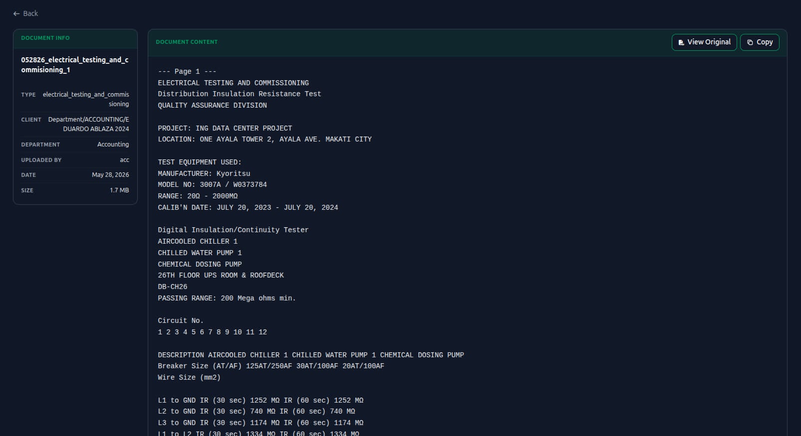 AI-Powered OCR screenshot