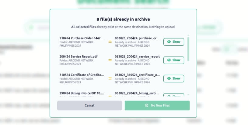 Duplicate Detection screenshot