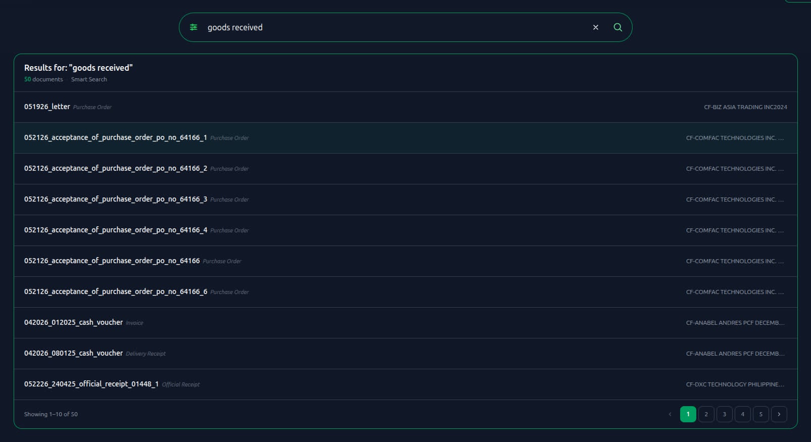 Smart Search screenshot